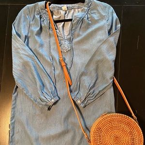 Chambray Old Navy NWOT shift dress size small